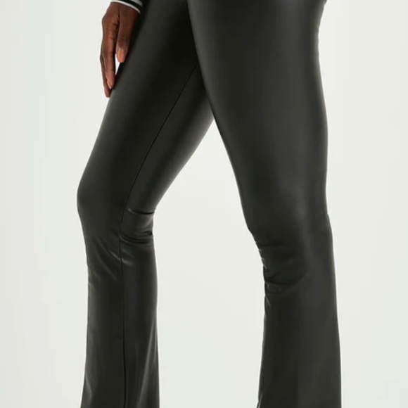 NWT SPLENDID VEGAN LEATHER LEGGINGS / TROUSERS BLACK XS - Picture 2 of 6